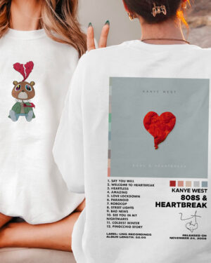 Kanye Heartbreak 2 sides  – Shirt