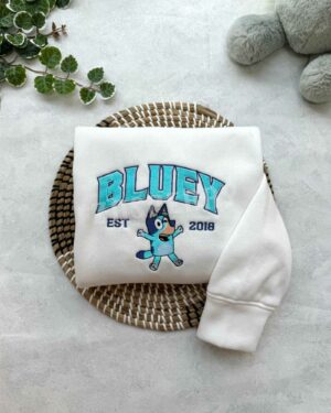 Bluey and Friends – Embroidered Sweatshirt