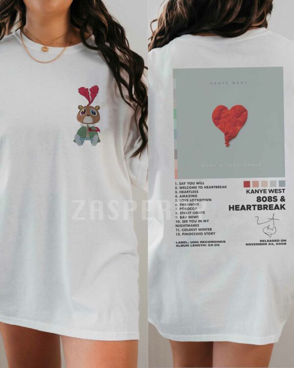 Kanye Heartbreak 2 sides  – Shirt