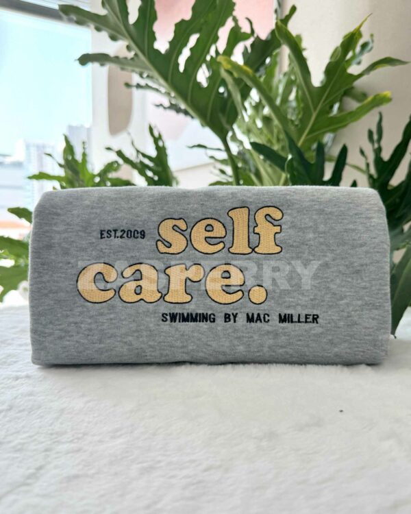 Self Care Mac Miller – Embroidered Sweatshirt