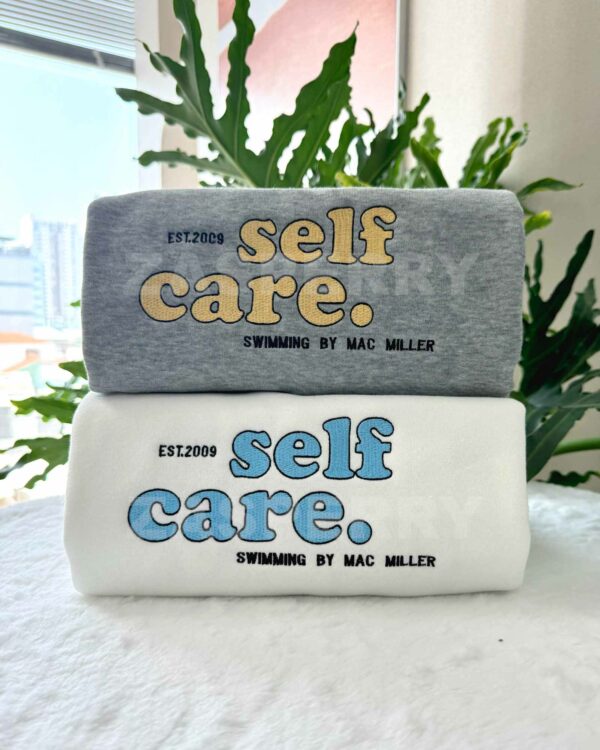 Self Care Mac Miller – Embroidered Sweatshirt