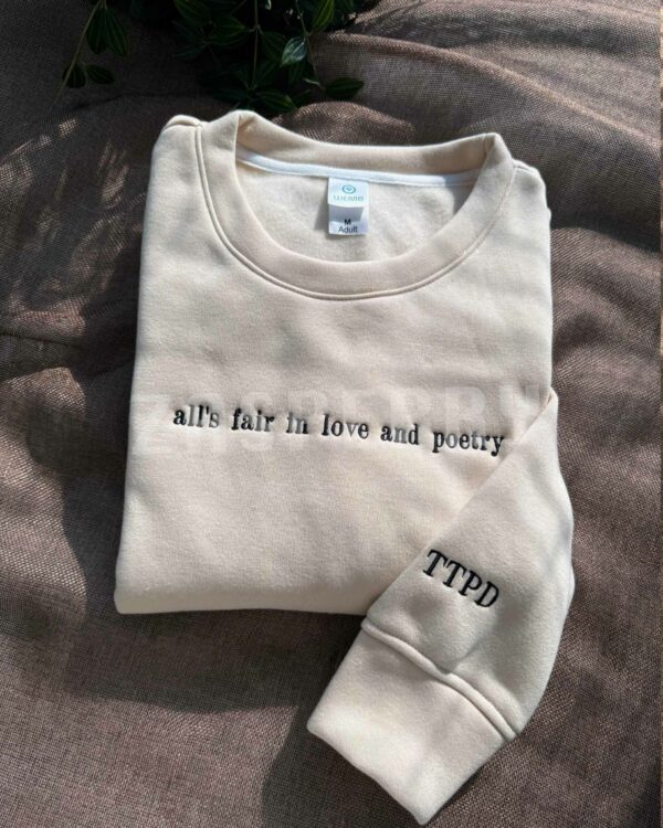 The Tortured Poets Department Taylor Swift – Embroidered Sweatshirt