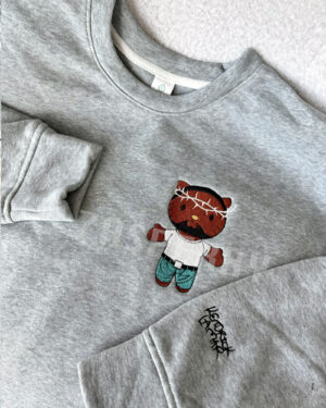 Kendrick Lamar Hello Kitty – Embroidered Sweatshirt