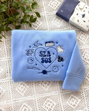 SZA SOS Album – Embroidered Sweatshirt