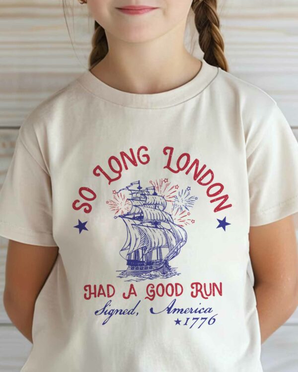 So Long London 4th Of July Kids – Shirt