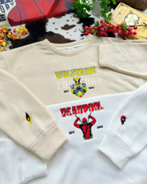 Deadpool and Wolverine Ver 2 – Embroidered Youth Sweatshirt