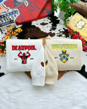 Deadpool and Wolverine Ver 2 – Embroidered Youth Sweatshirt