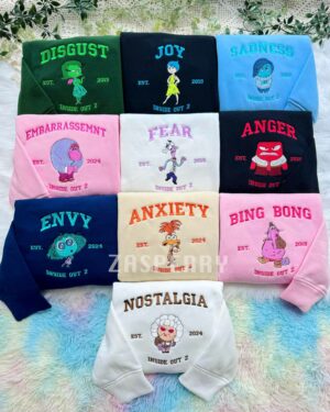 Inside Out 2 – Embroidered Sweatshirt