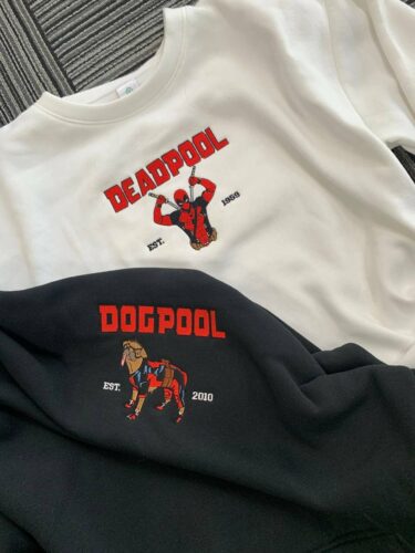 Deadpool and Dog Pool Full Version - Embroidered Sweatshirt photo review