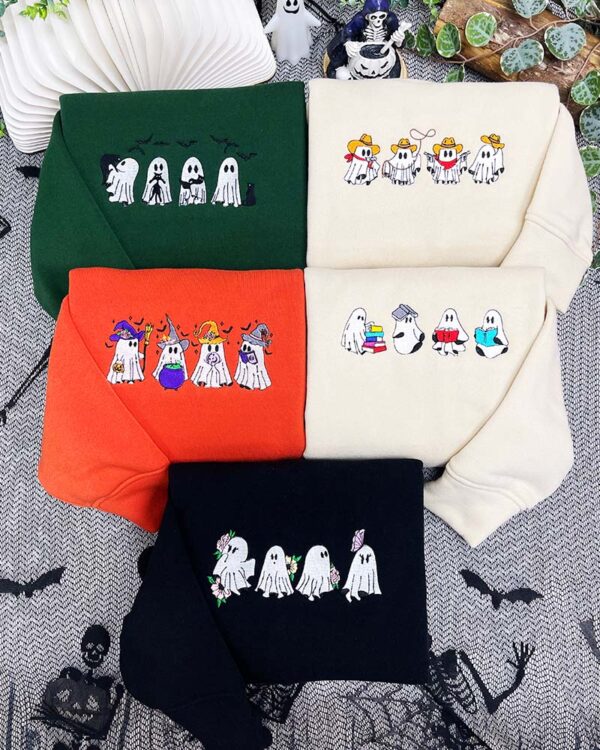 Boo Crew Collection – Embroidered Youth Sweatshirt