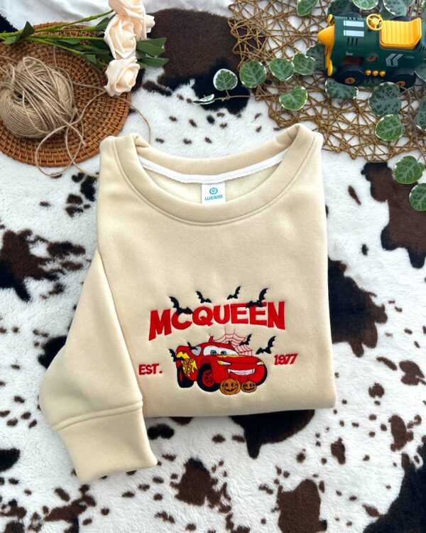 Halloween McQueen & Sally & Matter Cars – Embroidered Sweatshirt