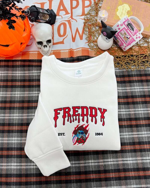 Stitch Version Halloween – Embroidered Youth Sweatshirt