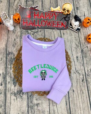 Beetlejuice & Sandworm – Embroidered Sweatshirt