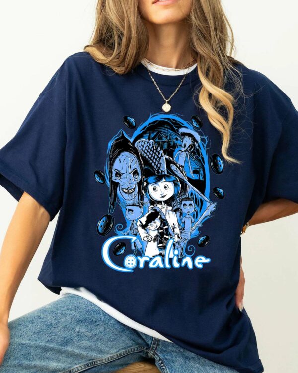 Coraline With Beldam – Halloween Shirt