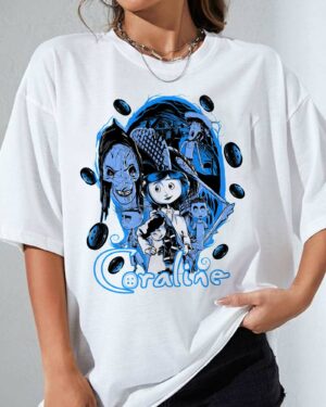 Coraline With Beldam – Halloween Shirt