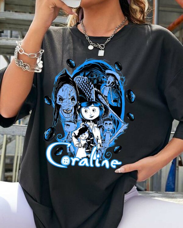 Coraline With Beldam – Halloween Shirt