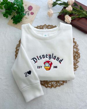 Disneyland Donald Duck & Goofy – Embroidered Sweatshirt