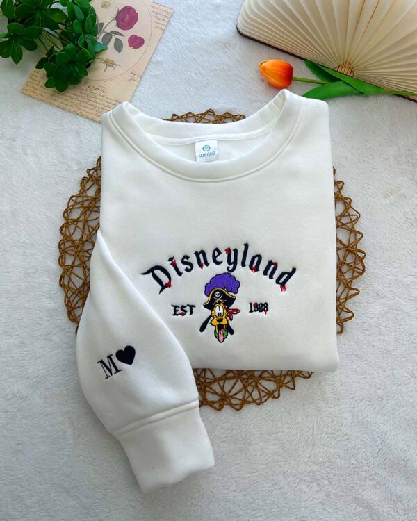 Disneyland Donald Duck & Goofy – Embroidered Sweatshirt