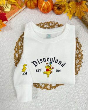 Classic Winnie the Pooh Characters – Embroidered Sweatshirt