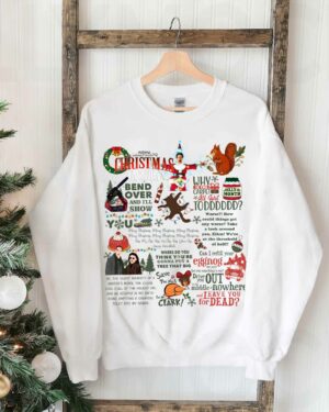 Griswold’s Iconic National Lampoon’s Christmas Vacation Quotes  –  Sweatshirt