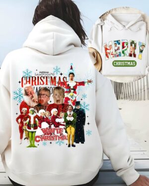 Merry Christmas Iconic 90s Christmas Movies  –  Sweatshirt