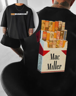 Mac Miller Cigarettes Self Care Front and Back – Shirt