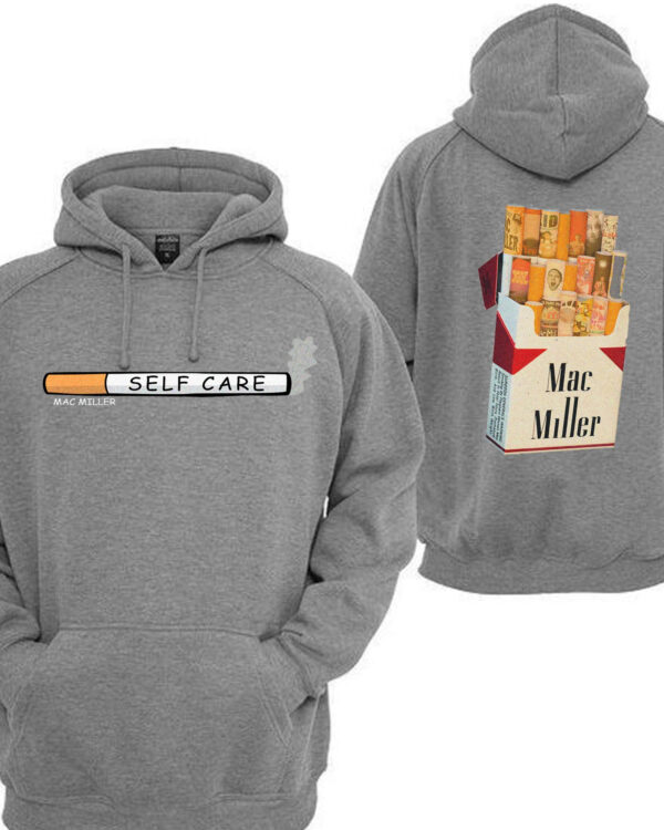 Mac Miller Cigarettes Self Care Front and Back – Shirt