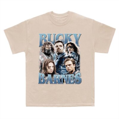 Bucky Barnes The Winter Soldier, Sebastian Stan – Tshirt