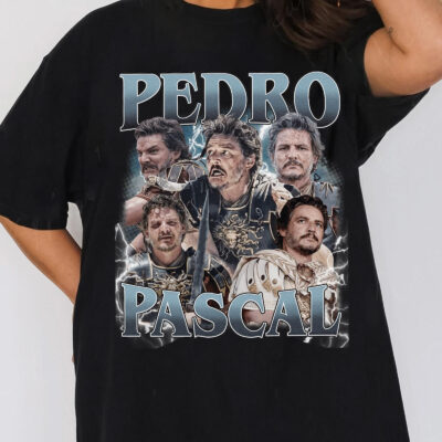 Pedro Pascal Blue Vintage – Shirt