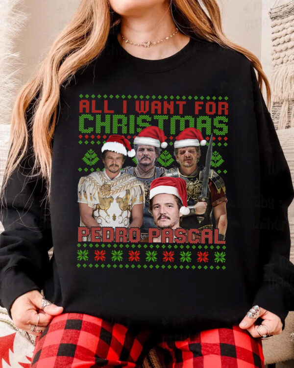 Pedro Pascal Ugly Christmas – Sweatshirt