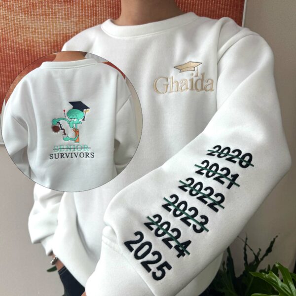 Graduation 2025 Customize Your Name – Embroidered Sweatshirt