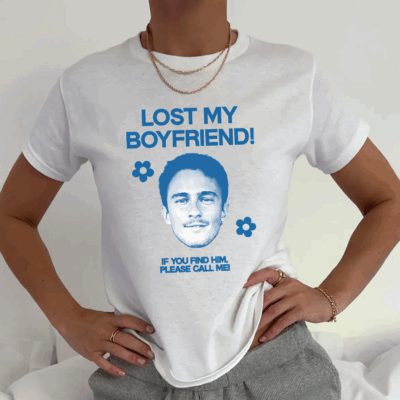 Lost My Boyfriend Baby Tee – Drew Starkey Version