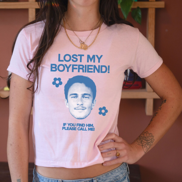 Lost My Boyfriend Baby Tee – Drew Starkey Version