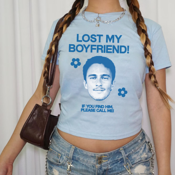 Lost My Boyfriend Baby Tee – Drew Starkey Version