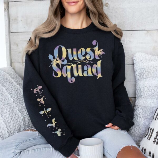 Fourth Wing Quest Squad Printed Sweatshirt/T-shirt/Hoodie