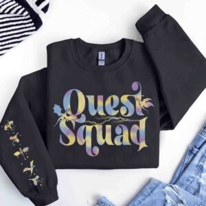 Fourth Wing Quest Squad Printed Sweatshirt/T-shirt/Hoodie