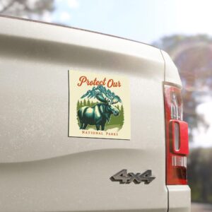 Protect our National Parks Car Magnet, Protect Our Nature Sticker