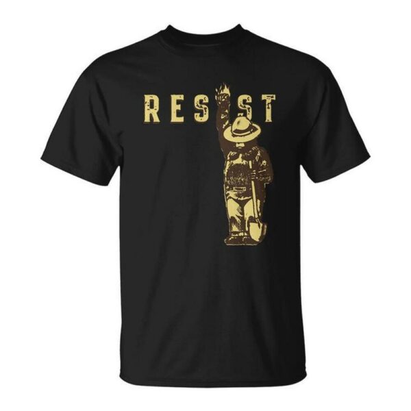 Vintage Smokey The Resist Bear T-Shirt, Anti Jump Sweatshirt, Bear National Parks Support – T-shirt