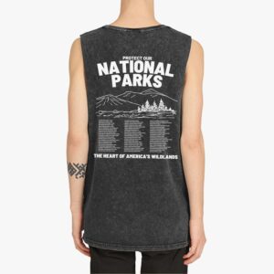 2 Sides Protect Our National Parks Stonewash Tank Top