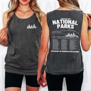 2 Sides Protect Our National Parks Stonewash Tank Top