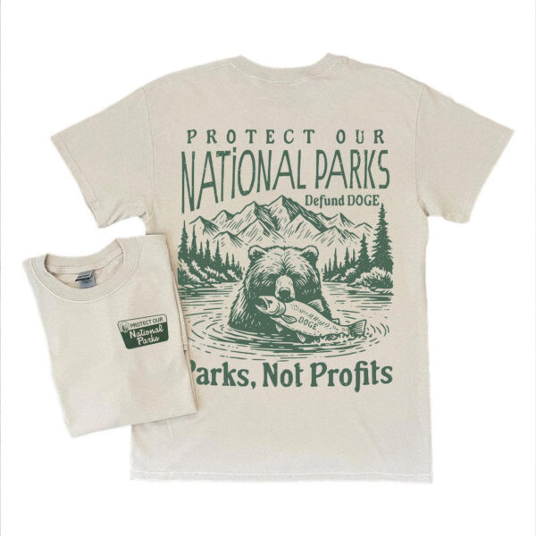 Protect Our National Parks Version 2 – 2 Sides T-shirt