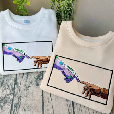 The Creation Toy Story Woody and Buzz Lightyear – Embroidered Sweatshirt