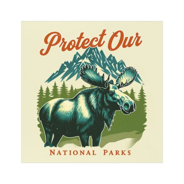 Protect our National Parks Car Magnet, Protect Our Nature Sticker