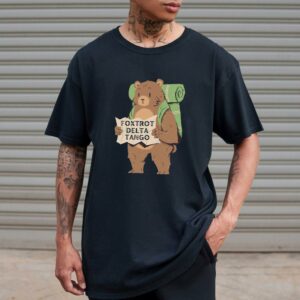 Fdt Resist Bear T-Shirt Foxtrot Delta Tango Anti 47, Bear National Parks Support – T-Shirt