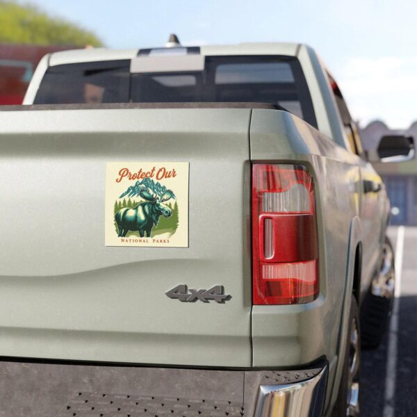 Protect our National Parks Car Magnet, Protect Our Nature Sticker