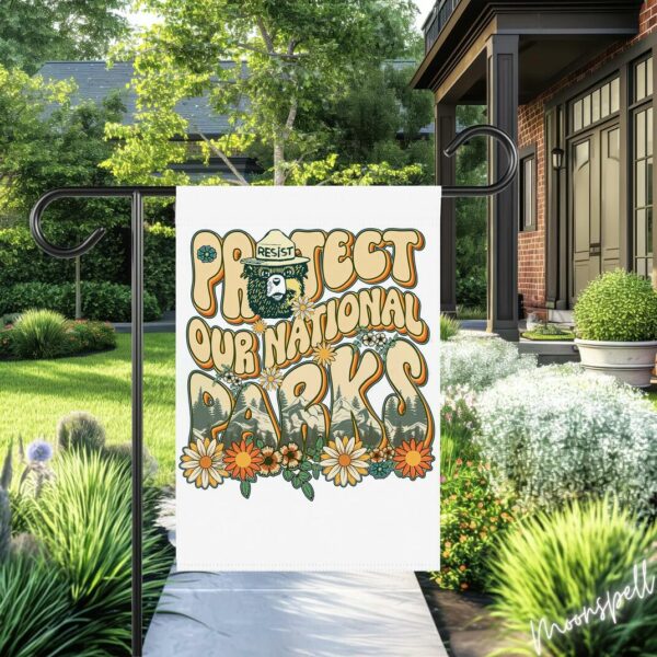 Protect Our National Parks Garden Flag Banner