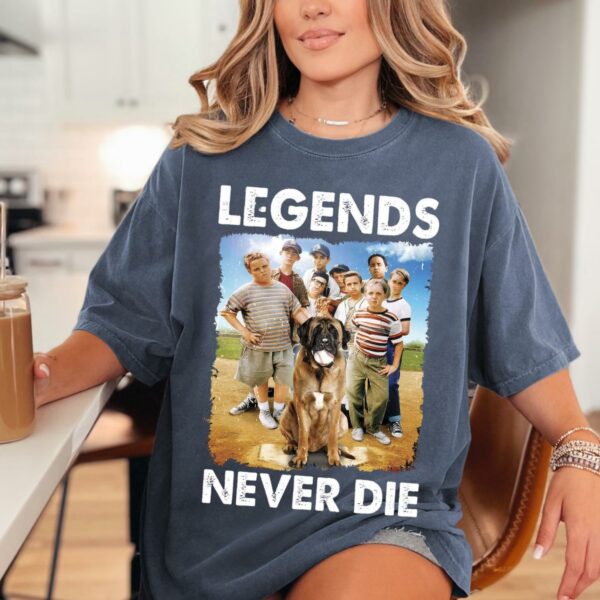Retro 1990s Baseball Legends Never Die T-shirt
