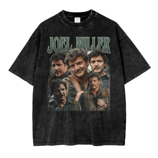 Joel Miller The Last Of Us – Mineral Wash T-Shirt