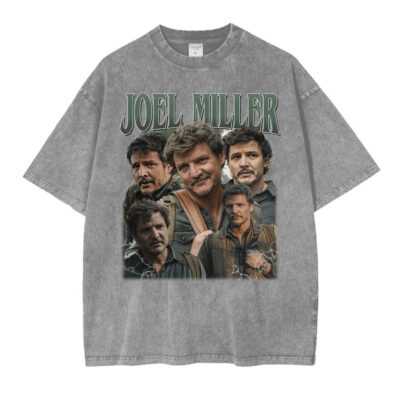 Joel Miller The Last Of Us – Mineral Wash T-Shirt