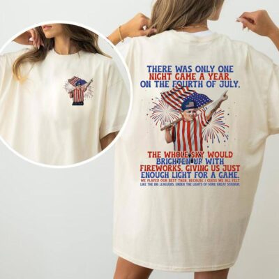 The Sandlot Hambino 4th of July  2 sides T shirt